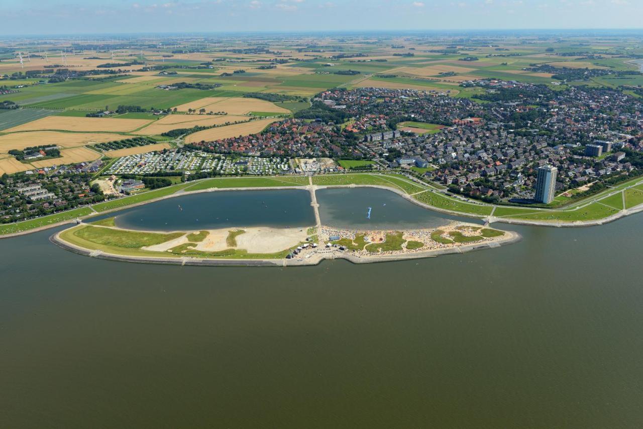 Ferienwohnung Grey Pearl Büsum direkt an der Perlebucht Exterior foto