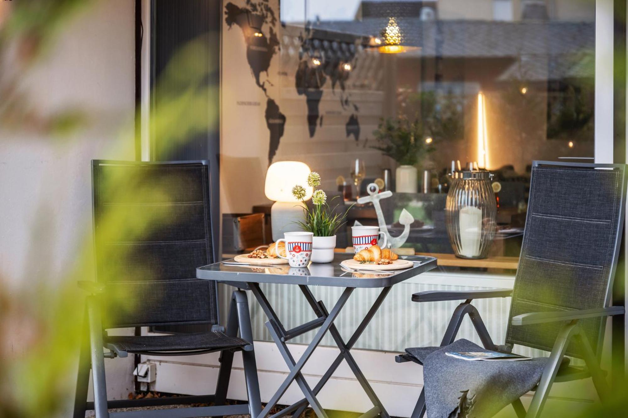 Ferienwohnung Grey Pearl Büsum direkt an der Perlebucht Exterior foto